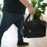 volcano carrying case in action