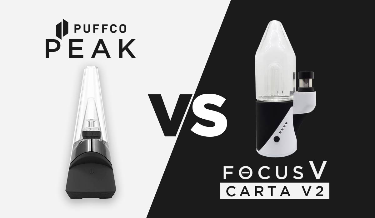 Puffco Peak VS Focus V Carta Comparison Vaporizer Review