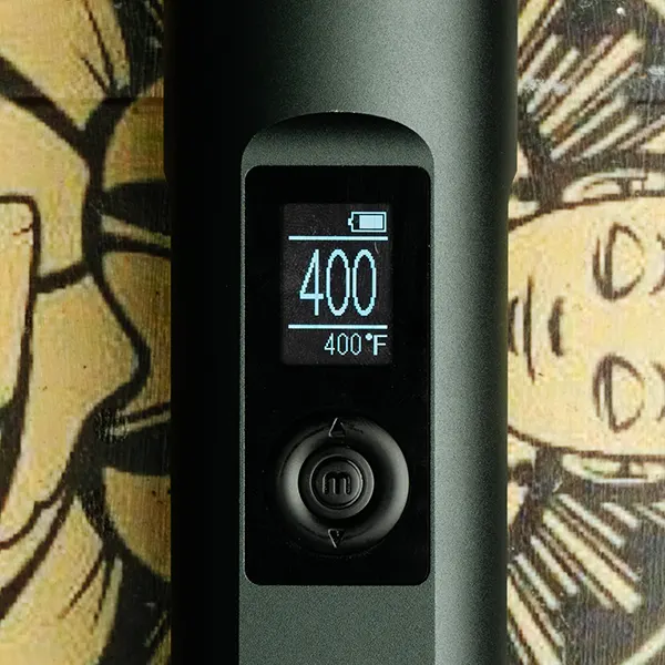 Arizer Solo 2 Vaporizer Front Profile Control Panel