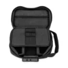 F20 Smell Proof Vape Case open view showing elastic storage straps and padded compartments