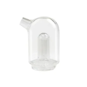 core 2.1 and 1.0 side mouthpiece glass bubbler