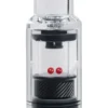 Close-up view of Utillian 6 quartz heating chamber with two red terp pearls inside glass body