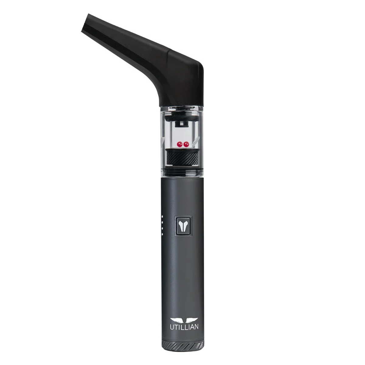 Utillian 6 Wax Pen in gunmetal grey finish featuring angled ergonomic mouthpiece
