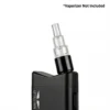 Close-up of the glass water pipe adapter installed on a Utillian 850 vaporizer