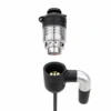 Puffco Peak Pro Link adapter showing detachable 3DXL chamber and black silicone housing