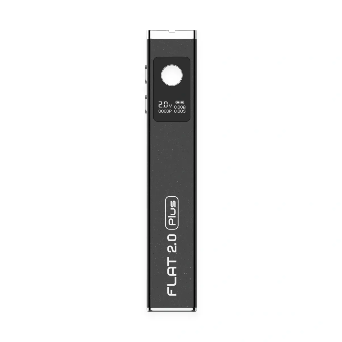 Yocan Flat 2.0 Plus 510 Thread Vaporizer Battery in Black Stainless Steel