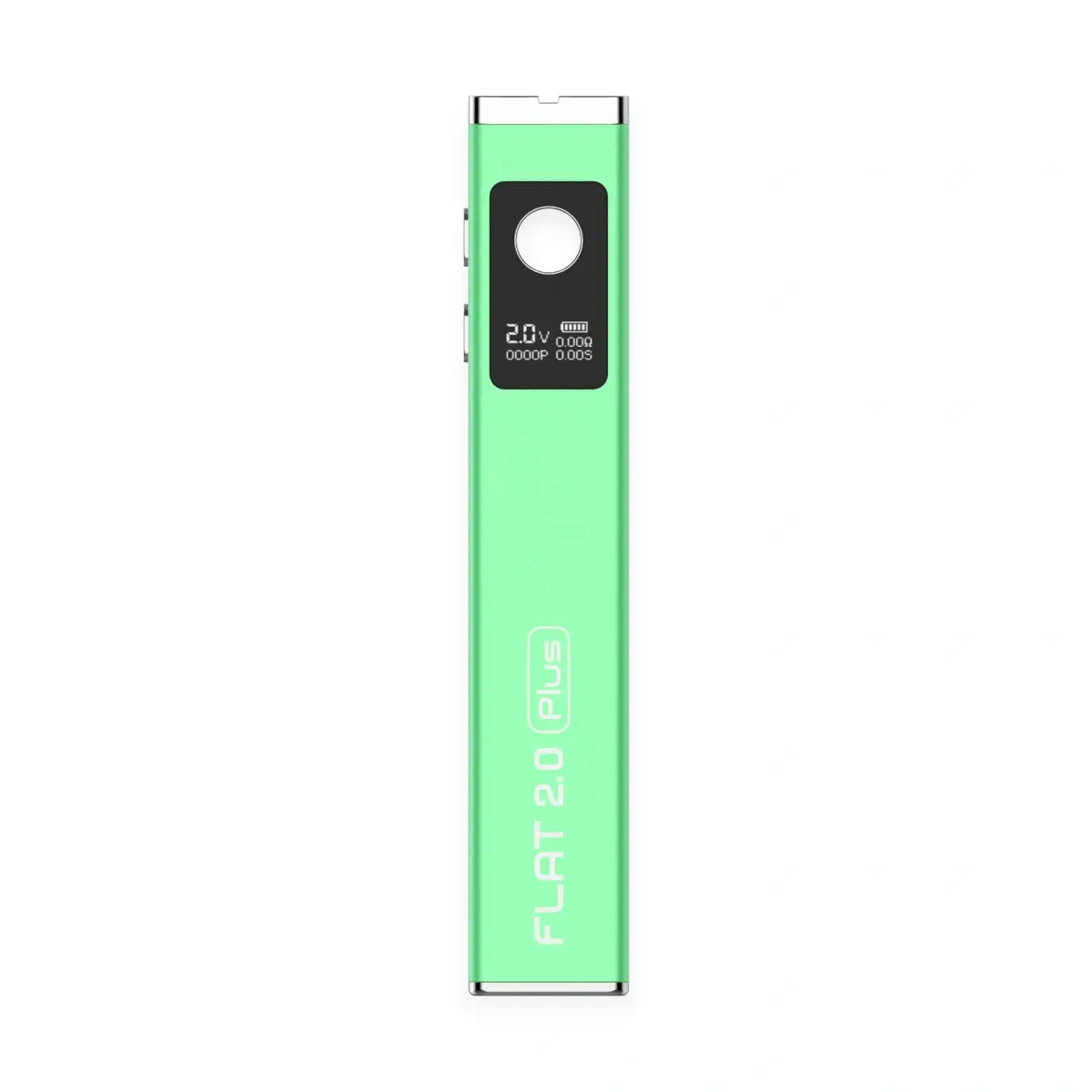 Yocan Flat 2.0 Plus 510 Thread Vaporizer Battery in Green Stainless Steel