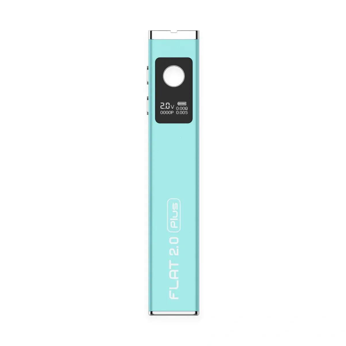 Yocan Flat 2.0 Plus 510 Thread Vaporizer Battery in Light Blue Stainless Steel