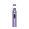 Yocan Orbit 2.0 Concentrate Vaporizer Pen in metallic purple with clear glass mouthpiece and OLED control screen