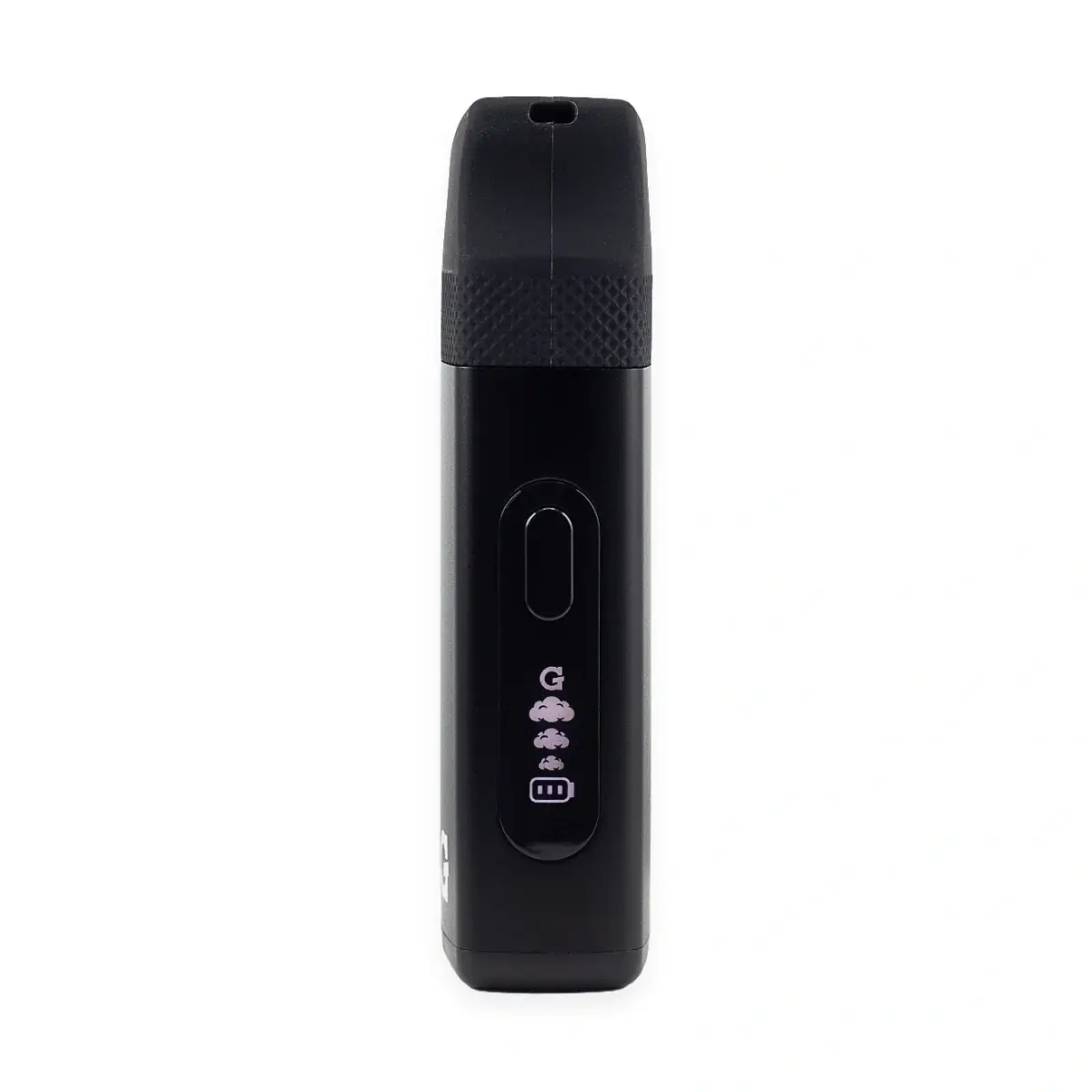 G Pen Micro 2 Concentrates Vaporizer Pen Black Front View LED Indicator Display