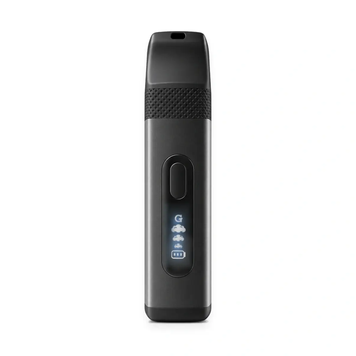 G Pen Micro 2 Concentrates Vaporizer Pen Black Front View LED Indicator Light