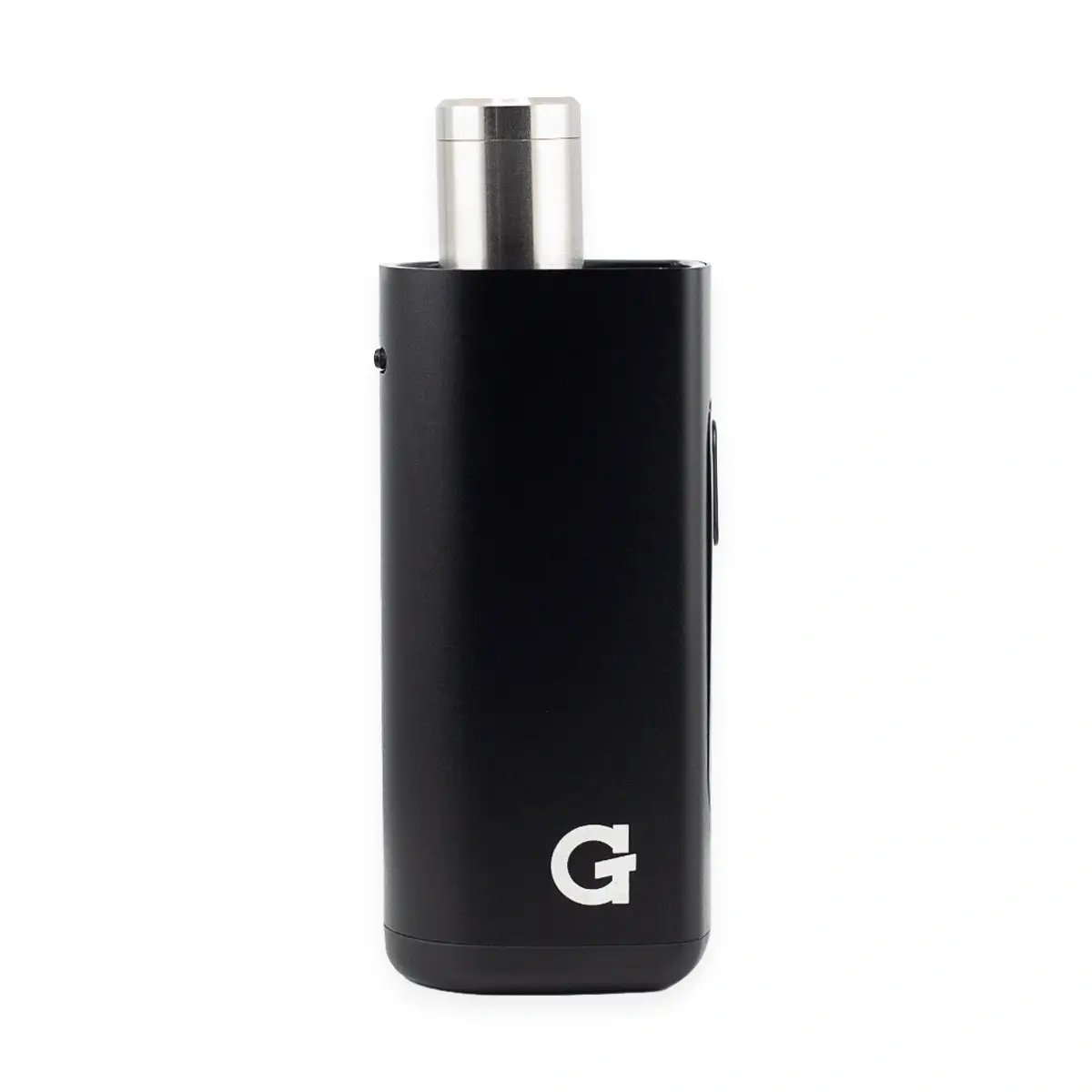 G Pen Micro 2 Vaporizer Battery Base Attached To Stainless Steel Quartz Tank Atomizer