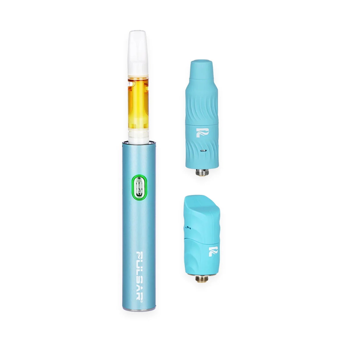 Pulsar 510 DL Delta 3-in-1 Vaporizer Kit in Light Blue with Attachments