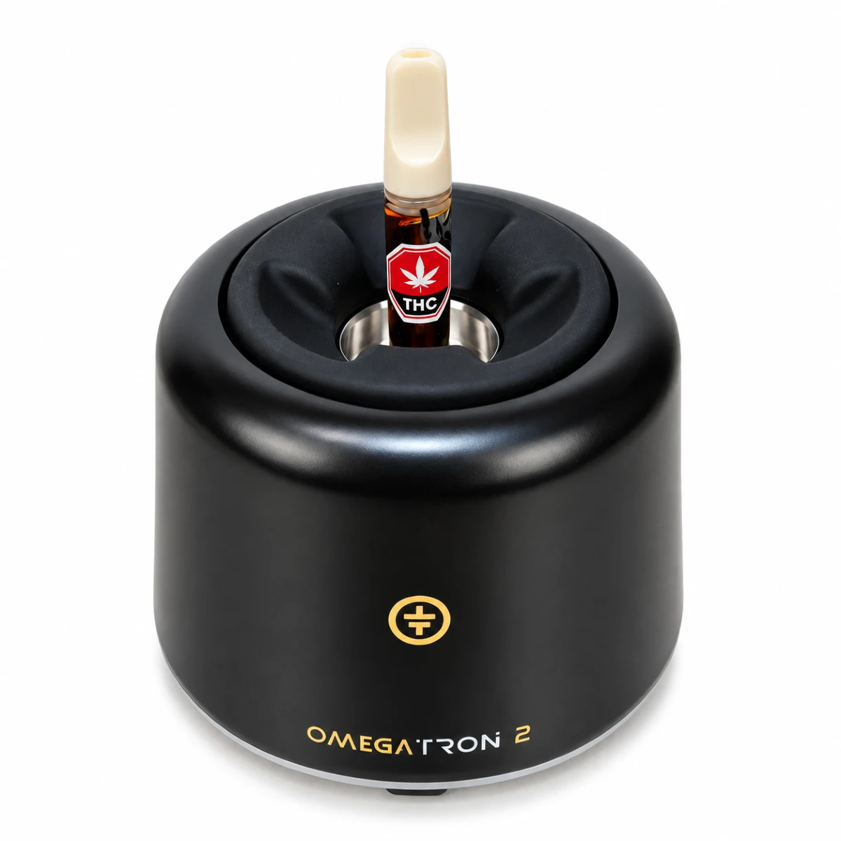 Tronian Omegatron 2 black battery base loaded with 510 thread oil cartridge
